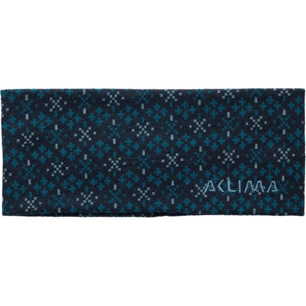 Aclima DesignWool Glitre Bandeau, Bleu Pétrole magasin solde 3