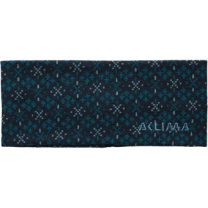 Aclima DesignWool Glitre Bandeau, Bleu Pétrole magasin solde 9