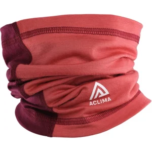 Aclima LightWool Cache Col Enfant, Rouge/orange magasin en ligne france 7