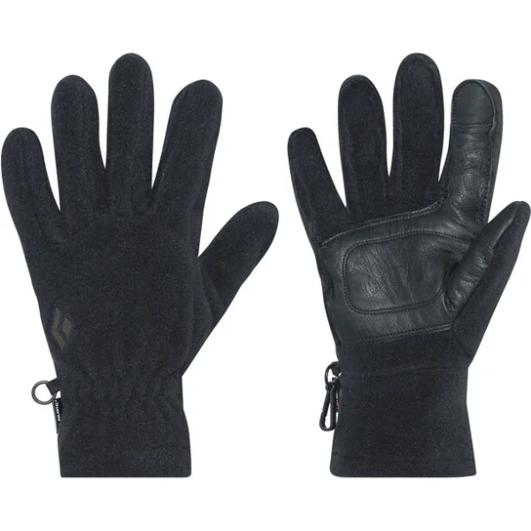 soldes officiel Black Diamond MidWeight Gants En Polaire, Noir 1