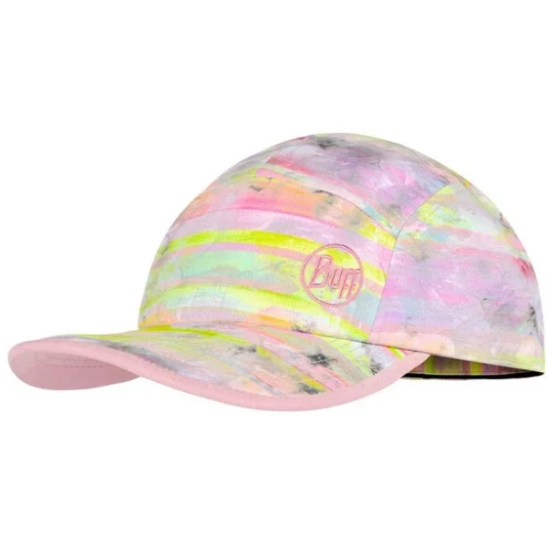 Retour gratuit en magasin. Buff 5 Panel Casquette Enfant, Rose/Multicolore 1