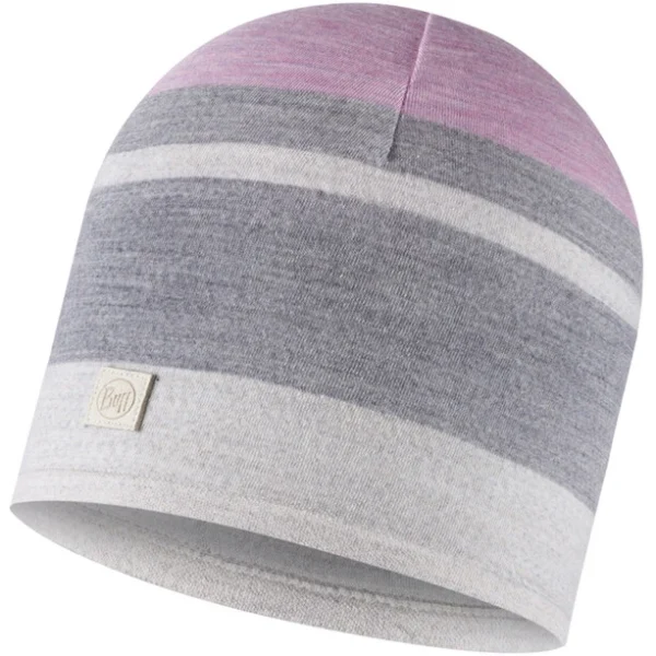 Buff Move Merino Wool Casquette, Gris/rose remise en ligne 1