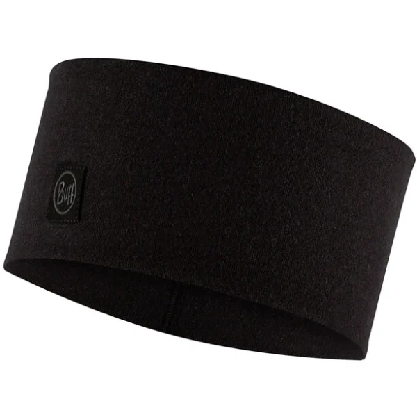 Buff Wide Merino Wool Bandeau, Noir Neuve avec étiquette 1