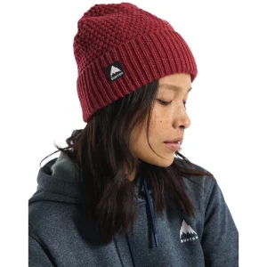 Burton Seed Stitch Bonnet, Rouge vente luxe pas cher 9