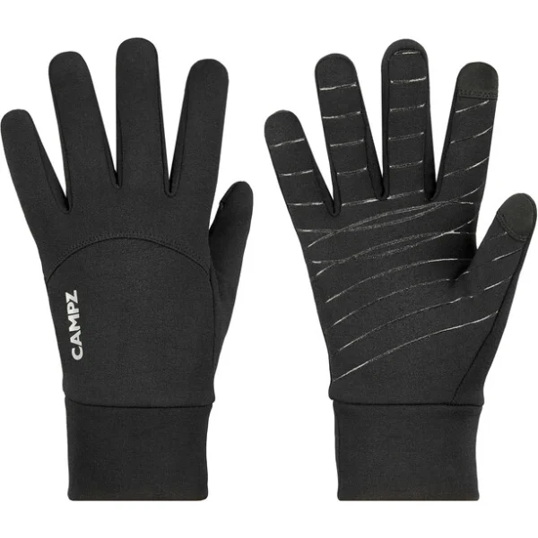 CAMPZ Active Softshell Gants Homme, Noir soldes pas cher 1