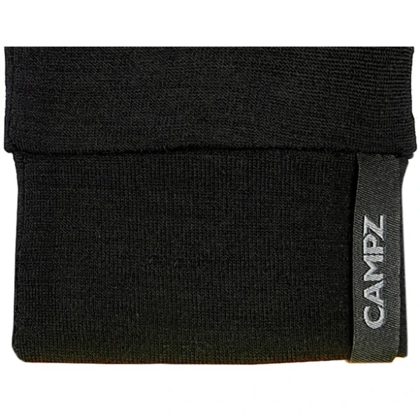 fashioniable CAMPZ Mountain Merino Liner Gants, Noir 5