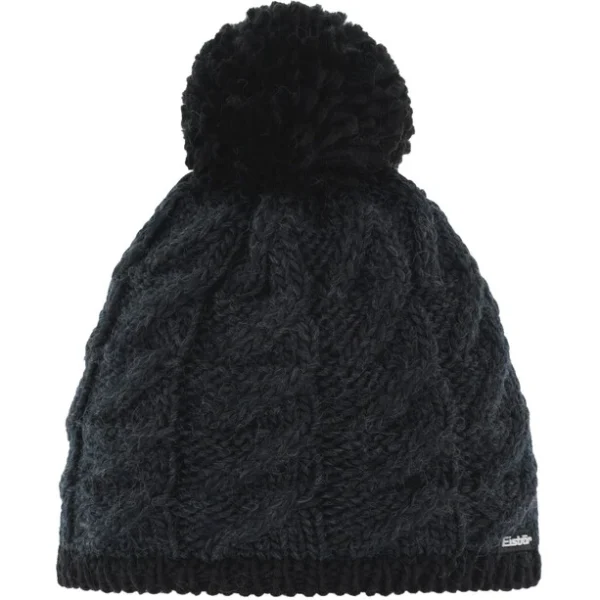 Eisbär Eisbär Asteria Bonnet à Pompon Enfant, Noir ﻿soldes 1