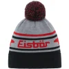 soldes officiel Eisbär Eisbär Chani OS Bonnet à Pompon, Gris/noir 13