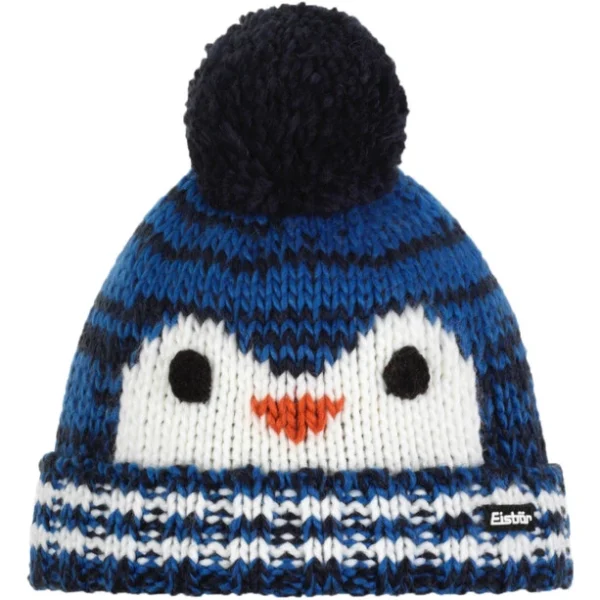 marque pas cher Eisbär Eisbär Rico Bonnet À Pompon Enfant, Bleu 1