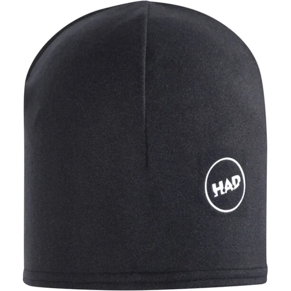 pas cher marque HAD Printed Fleece Bonnet, Noir 1