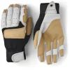 mode Hestra Climbers Long Gants 5 Doigts, Blanc/noir 10