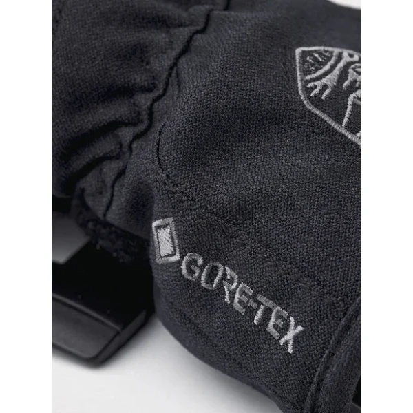 Hestra Gore-Tex Atlas Gants 5 Doigts Enfant, Noir SOLDES TOUT À 4