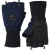 Couleurs variées Hestra Infinium Gants Courts, 5 Doigts, Noir/bleu 8