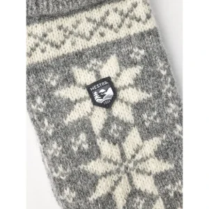 marque pas cher Hestra Nordic Wool Mitaines Enfant, Gris 8