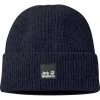 Jack Wolfskin Nature Bonnet En Tricot, Bleu prix le plus bas 7