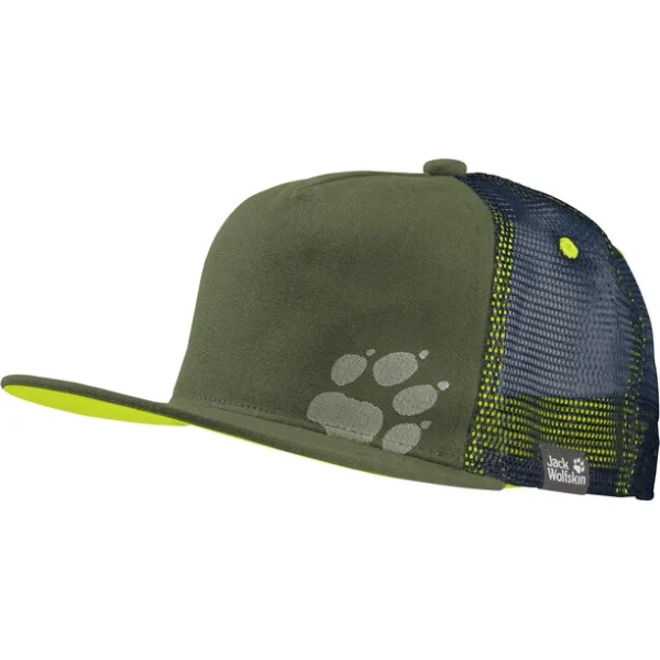 en solde Jack Wolfskin Rib Paw Casquette Enfant, Vert 1