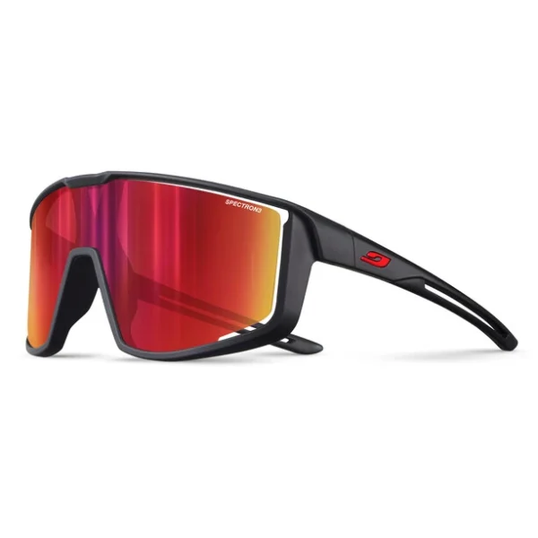 officiel Julbo FURY S Spectron 3CF Lunettes De Soleil 8-12Y Enfant, Rouge/noir 1