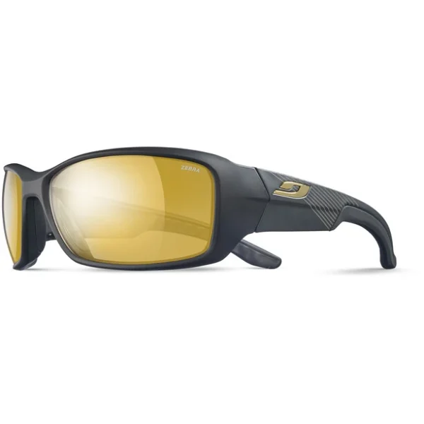 Julbo Run Reactiv Performance Lunettes De Soleil Homme, Noir/jaune magasin pas cher 1