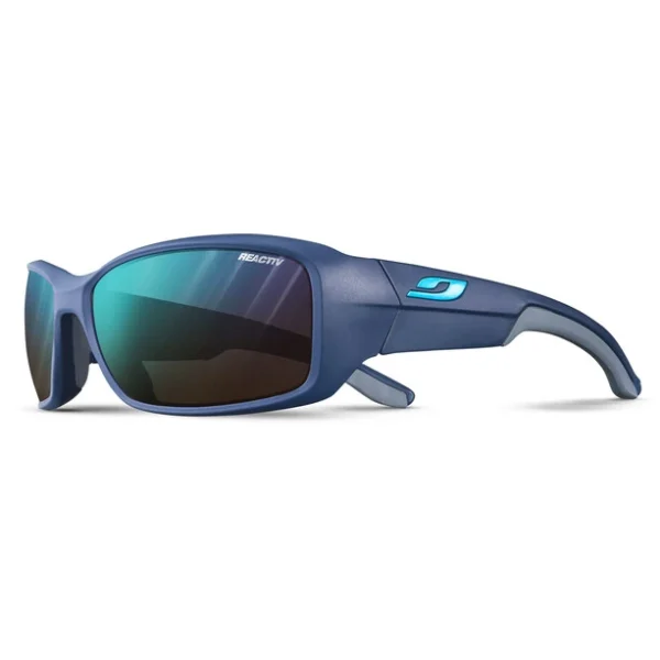 comparez les prix Julbo Run Reactive 2>4 Lunettes De Soleil Homme, Bleu/gris 1