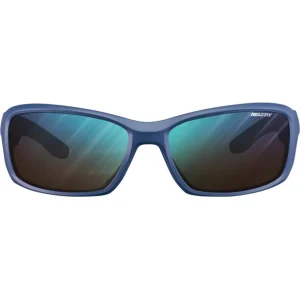 comparez les prix Julbo Run Reactive 2>4 Lunettes De Soleil Homme, Bleu/gris 8