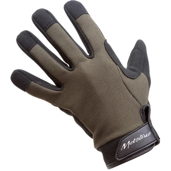 Retour Facile et Gratuit Metolius Talon Gants D’assurage, Olive/noir 1