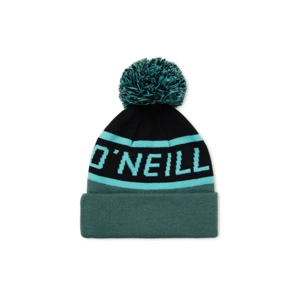 pas cher en vente O’Neill Powder Beanie Garçon, Bleu Pétrole/noir 1