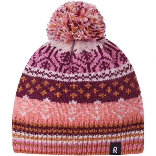 grossiste en ligne Reima Pohjoinen Beanie Adolescents, Rose 3