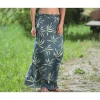 Traveler’s Tree Sarong Anti-insecte, Bleu authentiques 8