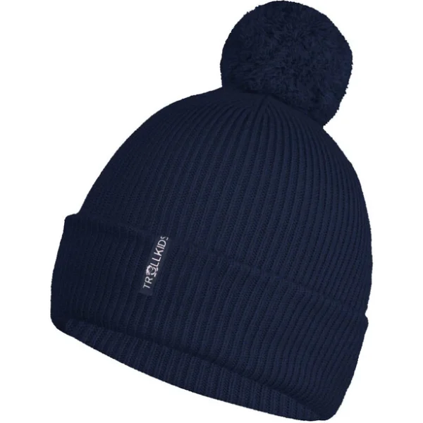 TROLLKIDS Holmenkollen Casquette Bobble Fille, Bleu excellente qualité 1