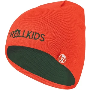 marque moins cher TROLLKIDS Troll Bonnet Enfant, Vert/orange 6