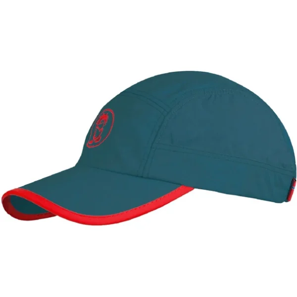 TROLLKIDS Troll Bonnet Enfant, Bleu Pétrole/rouge se précipiter pour acheter 1