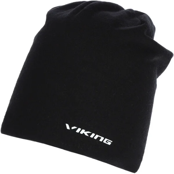 Viking Europe Mundo Bonnet En Mérinos, Noir soldes 1