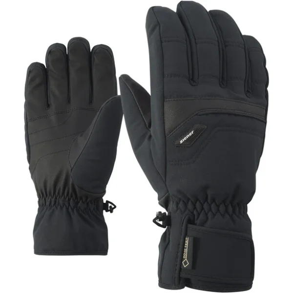 exclusivement disponibles Ziener Glyn GTX + Gore Plus Warm Alpine Gants De Ski, Noir 1