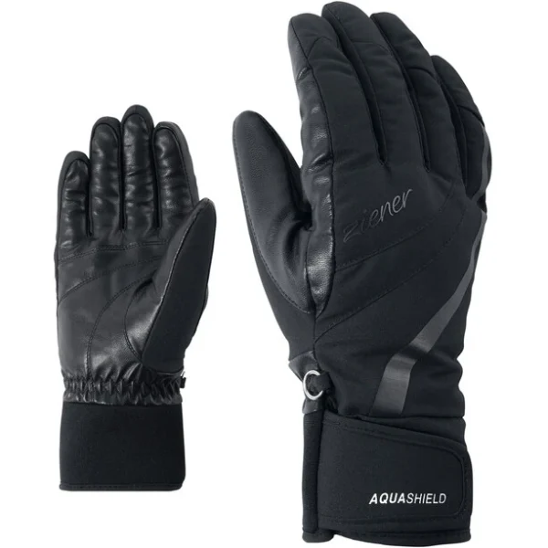 Ziener Kitty AS Gants Femme, Noir achetez pas cher 1