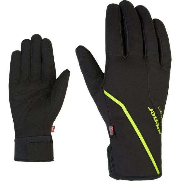 mode Ziener Ultimo PR Gants De Cross-country, Noir/vert 1